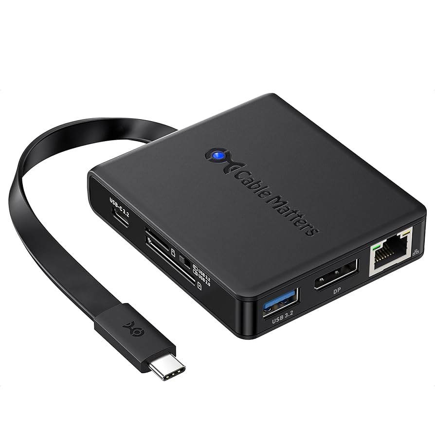 Cable Matters USB C ハブ 8in1 ドッキングステーション Amazon.com: Cable Matters 8-in-1 USB C Hub DisplayPort 1.4